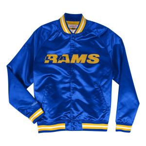 MITCHELL & NESS Легкая атласная куртка Los Angeles Rams