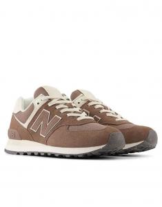 Кроссовки New Balance 574 коричневого цвета