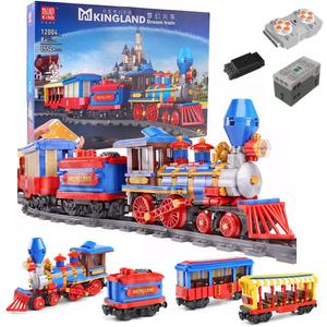 Управляемый поезд Technic Blocks с радиоуправляемыми вагонами Mould King