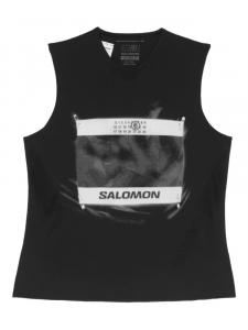Топ с логотипом из коллаборации с Salomon MM6 Maison Margiela X Salomon, черный