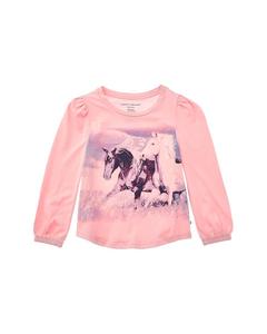 Футболка Lucky Brand Horse, розовый