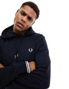 Худи Fred Perry темно-синего цвета