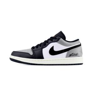 Jordan Кроссовки Air 1 Cool Black устойчивые к истиранию низкие винтажные баскетбольные unisex черный серый