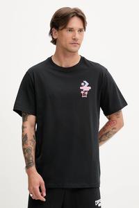 Хлопковая футболка Converse, черный