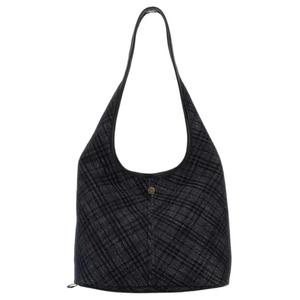 Burberry Хлопковая женская сумка через плечо черная