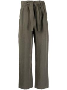 Прямые брюки с завязками Woolrich, зеленый