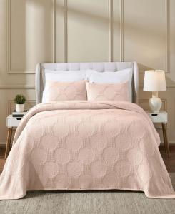 Комплект постельного белья Tanta Crinkle Woven из 3 предметов, размер King Superior, Blush
