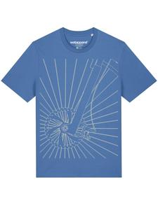 Футболка wat? Apparel, цвет bright blue