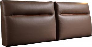 Подушка-подголовник для кровати LIANGJUN, большая подушка для чтения, поддержка талии, для общежития и спальни, для кровати без изголовья, 5 цветов (Цвет: Коричневый, Размер: 200x60x10 см) CHIAPERINI, Brown