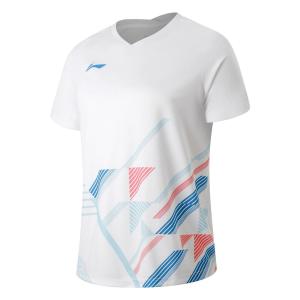 Женская футболка для бадминтона LINING, белый