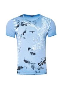 Футболка с принтом орла RUSTY NEAL, синий