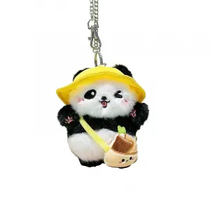 Милый плюшевый кулон с капюшоном танцующая кукла высота 11,5 см Jinnew, желтый