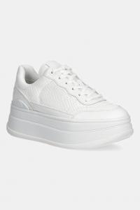 Кроссовки кожаные hayes lace up MICHAEL Michael Kors, белый