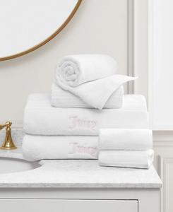 Набор банных полотенец Alyssa Cotton, 6 предметов Juicy Couture, белый