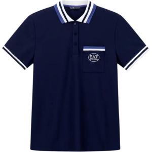 EA7 Поло для женщин EMPORIO ARMANI, синий