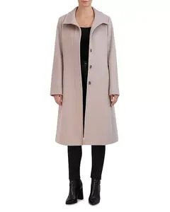 Расклешенное пальто на пуговицах Cole Haan, бежевый