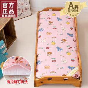 Yalu Наматрасник детский хлопковый 80х150 см, съемный, класс А ткани, мягкий, антигрибковый