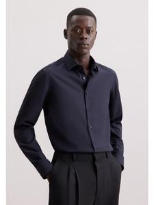 Рубашка делового кроя темно-синего цвета Seidensticker