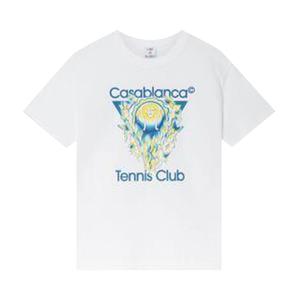 Классическая футболка Casablanca Tennis Club Icon, белый