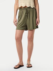 Шорты из ткани обычного кроя Anora 17148783 Pieces, зеленый