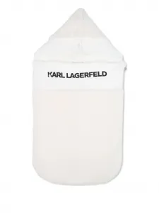 Спальный конверт с логотипом Karl Lagerfeld Kids, белый