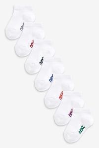 7 пар носков с высоким содержанием хлопка Next, белый