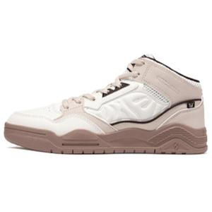 Кеды, скейтборд обувь женская средняя высота Feather белый/овсяный молочный 361°