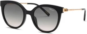 Солнцезащитные очки в цвете «Темная Гавана» от Chopard, 0700 - Shiny Black (0700)