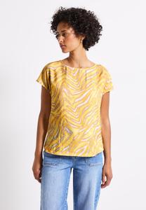 Блуза Street One GEMUSTERTES, Gelb/Yellow