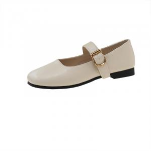 LEXON Бежевые балетки Mary Jane, цвет Beige