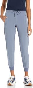 Женские блестящие тканые джоггеры Calvin Klein Performance, Steel