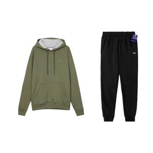 Champion Повседневный спортивный костюм US Version Unisex Army Green+Black