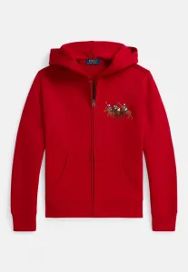 Толстовка на молнии triplepony из флиса 714y Polo Ralph Lauren, Red