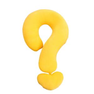 Милые и игривые плюшевые куклы со знаком вопроса высота 59см OLOEY, желтый