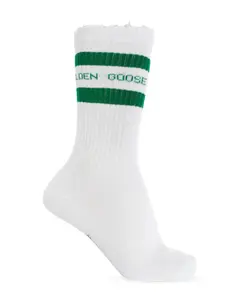 Носки с логотипом Golden Goose, белый