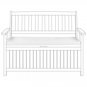 ПОДУШКИ ДЛЯ СКАМЕЙКИ Подушки White Sovana Beliani, белый