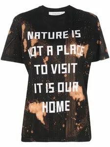 Футболка с надписью Golden Goose, черный