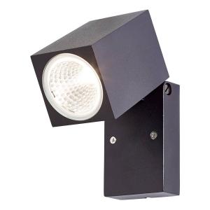 Светодиодный настенный светильник Brilliant Burk, алюминий / прозрачное стекло - 1 лампа