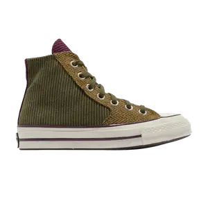 Кроссовки Converse Chuck 70 High 'Corduroy - Green', зеленый