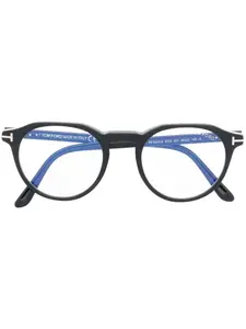 Очки FT5833B в круглой оправе TOM FORD Eyewear, черный