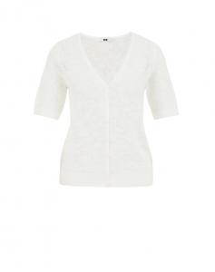 Вязаный кардиган WE Fashion, белый