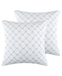 Комплект из 2 подушек Becker, европейский стиль Levtex, синий