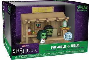 Funko Mini Moments, Коллекционная фигурка, Женщина-Халк Marvel, Женщина-Халк и Халк Funko POP!