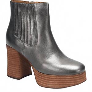 Женские модные ботинки Baylie в серебристом цвете Kork-Ease, серебряный