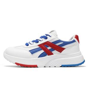 DOUBLE STAR 88 Амортизирующие износостойкие противоскользящие повседневные низкие кроссовки мужские бело-красные, цвет White Red