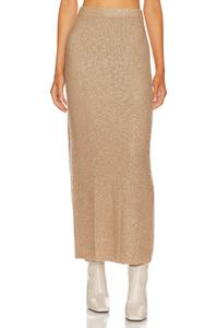 Юбка макси LPA Milas, кэмел