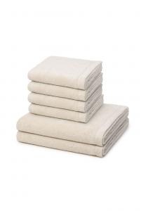 Набор полотенец Cawö Lifestyle, 6 штук, 100x50/140x70 см, кремовый