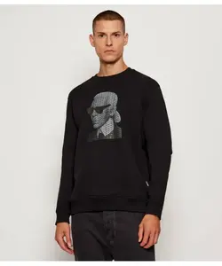 Толстовка Regular fit Karl Lagerfeld, черный