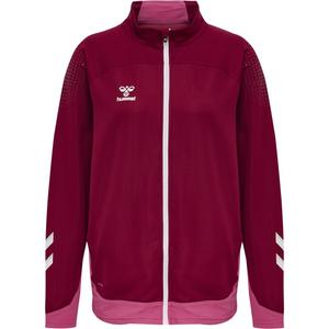 Толстовка hml свинцовая женская полиэстеровая молния Hummel, красный