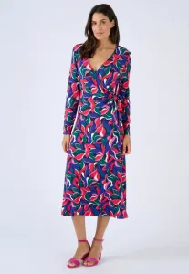 Модное платье-комбинезон с графическим дизайном Damart, Bleu Feuillage